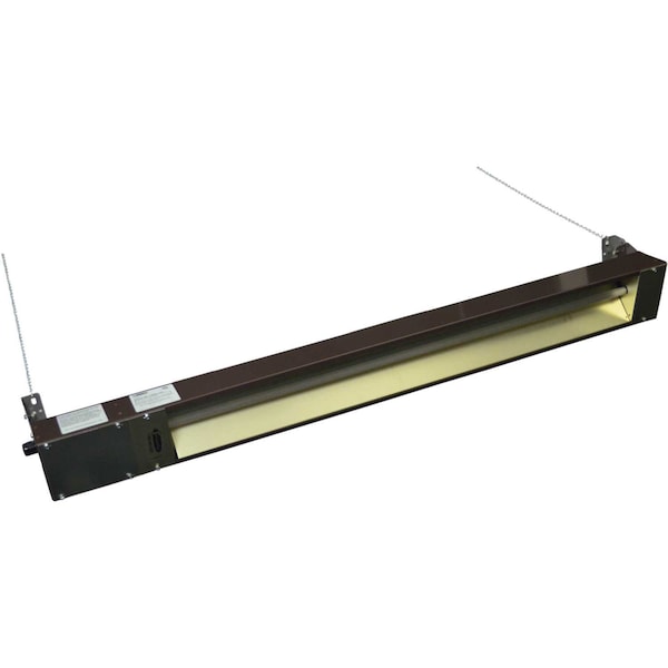 Tpi Indoor/Outdoor Quartz Electric Infrared Heater 240V 3000W Brown OCH57240VE - main